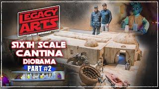 Sixth Scale Cantina Diorama Part #2 Legacy Arts Custom Dioramas STAR WARS Fan Art #starwars #epic