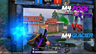 M4 FOOL JOKER VS M4 GLACIER | 1V1 TDM PUBG AND BGMI