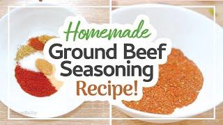 Homemade Ground Beef Seasoning Mix Recipe ~ SpiceRally