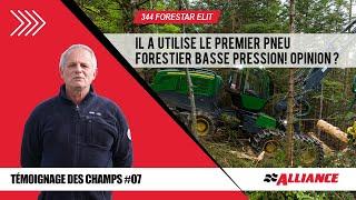 Il a Utilise le Premier Pneu Forestier Basse Pression! Opinion ?