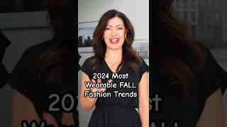 MOST WEARABLE 2024 FALL FASHION TRENDS FOR THE CLASSIC DRESSER #fashionover40 #fashionover50