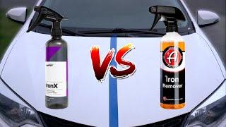 CarPro Iron X vs Adam’s Iron Remover