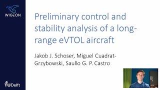 AIAA SciTech 2022 - Preliminary control and stability analysis of a long-range eVTOL aircraft