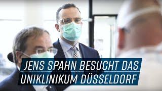 Jens Spahn besucht das Uniklinikum Düsseldorf