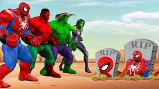 Rescue Team HULK Family VS FAMILY SPIDERMAN: Returning from the Dead SECRET | LIVE ACTION STORY