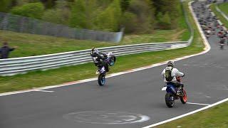 NÜRBURGRING ANLASSEN 2024 - Crazy Bikers, Wheelies, Funny Moments