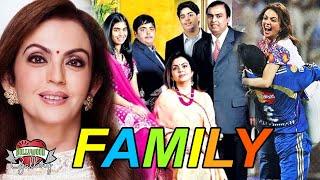 Nita Ambani Family With Parents, Husband, Son, Daughte & Career