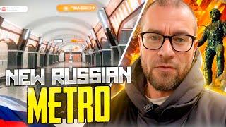 Russia's NEWEST Metro Station Full Tour (On Opening Day) 'Gornyi Institut'