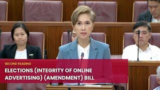 Opening Speech by Minister Josephine Teo at the 2nd Reading of the ELIONA Bill