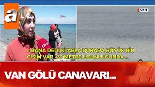 Van gölü canavarı yine görüldü! Boyu 20 metre, sırtı dikenli