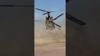 RNLAF Chinook CH-47F - Brownout TakeOff in style!#chinook #chinookhelicopter #takeoff #aviationvideo