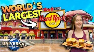 Hard Rock Cafe Orlando FULL Dining Review: Best Place to Eat at Universal's CityWalk!