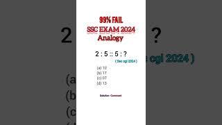 analogy reasioning question #ssccgl #shorts #ytshorts #short #viralvideo