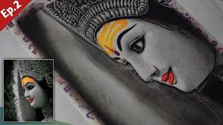 Maa Durga Drawing | Shading Tutorial Part 2 #itsartadda #maadurga #drawing