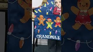 Gingerbread Christmas Grandma's Kitchen | Personalized Apron