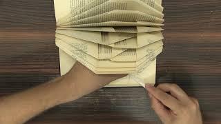 Folded Book Art - Clear step by step tutorial - Complete online workshop - Learn how to fold