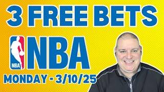 Monday Free 3 NBA Picks & Betting Predictions - 3/10/25 l Craig's Picks & Predictions l #nbabets