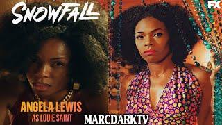 SNOWFALL LOUIE SAINT’S JOURNEY PLAYED BY ANGELA LEWIS!!!