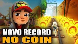 BATENDO RECORDS NO COIN SUBWAY SURFERS AO VIVO MOBILE