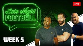 Late Night Football Week #5 mit Coach Esume, Björn Werner & Kasim Edebali