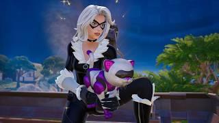 'Black Cat' Skin EARLY GAMEPLAY In Fortnite! (Full Thoughts + VICTORY)