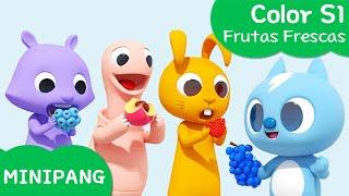 Aprende los colores con MINIPANG | Color S1 | Frutas Frescas | MINIPANG TV 3D Play