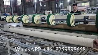 Paper log wrapper machine toilet paper packing machine #toiletpapermachine #packingmachine