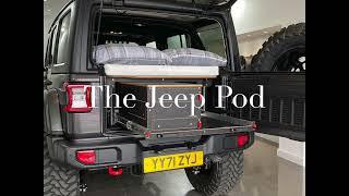 Jeep wrangler JL camping pod. Is it the simplest camping solution in the world for a jeep wrangler?