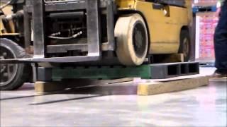 Green Pallet Inc., pallet lifting a fork lift