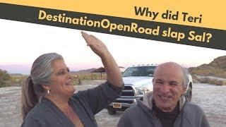 Why did Teri DestinationOpenRoad slap Sal?