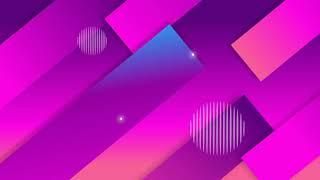 Geometric Background with moving square block