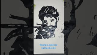 Pushpa 2 Allu Arjun Drawing   || #shortvideo #drawing #pushpa2 #youtube