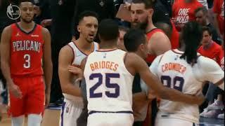 Jaxson Hayes Gets Ejected For Shoving Jae Crowder