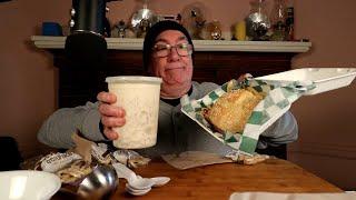 ASMR Kelly's Roast Beef with Clam Chowder Mukbang