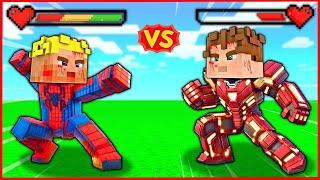 SPIDER-MAN EFEKAN VS IRONMAN ALPEREN!  -Minecraft