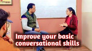 A conversation to enhance confidence | talk show| spoken English |American Institute Rohini #english