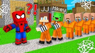 Why Did Spiderman Arrest Mikey and JJ in Minecraft? (Maizen)