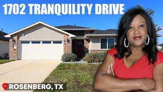 1702 Tranquility Dr, Rosenberg, TX 77469 Natasha Carroll Realty