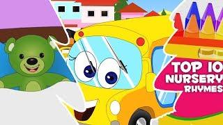 10 лучших стихотворений | рифмы для детей | детские стихи | Top 10 Nursery Rhymes | Kids Songs