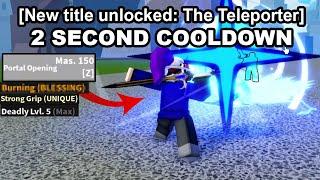 I Became The Fastest By Using This 2 Second Cooldown Enchanted Sword.. In Roblox Blox Fruits