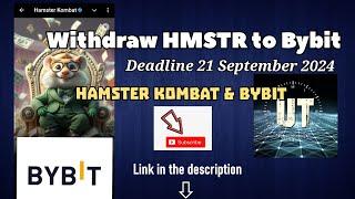 Hamster Kombat ($HMSTR) withdrawal to Bybit.