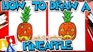 How To Draw A Jack-O-Lantern Pineapple