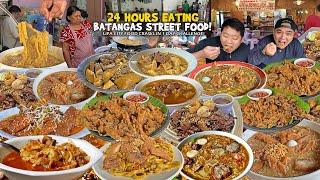 24 Hour Eating ONLY "Lipa City Street Food" in BATANGAS!