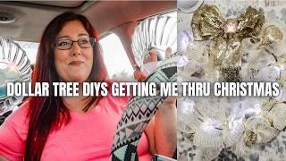 CHRISTMAS DIYS | DAY IN THE LIFE | DOLLAR TREE SHOPPING | DECOR DIYS | KIMI COPE