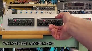 Vintage Analog Accessit Gate FET Comp Equaliser EQ for Recording Mixing Music and Audio