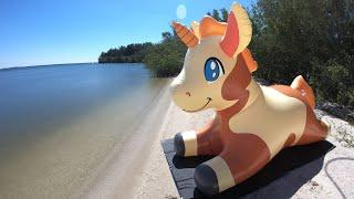 Cookie the Unicorn Ride-on Pool Toy from Phenod Toys