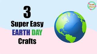 3 Super Easy EARTH DAY Crafts | Happy EARTH Day | @CraftStack