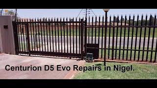 Sliding gate motor repair Centurion D5 Evo in Nigel by Pottie 083 778 2288 from Smartgates