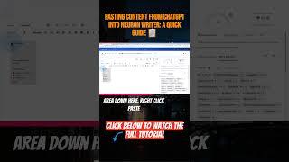  Pasting Content from ChatGPT into Neuron Writer: A Quick Guide