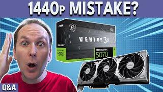 AVOID 12GB GPUs for 1440p?  2025 Worst GPU Prices EVER?  June Q&A E2